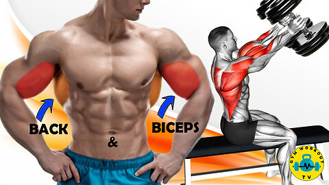 Back and Bicep Workout With Dumbbells