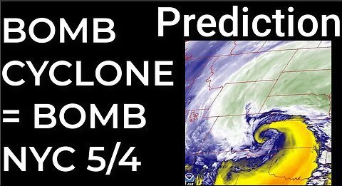 Prediction: BOMB CYCLONE = DIRTY BOMB NYC - May 4