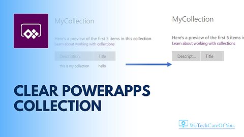 PowerApps - How to Clear or Empty a Collection