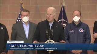 President Biden pledges support to people of Boulder County during visit