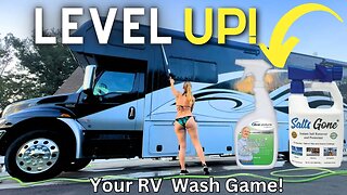 Best Portable Solar Solution! (Super C RV Wash Tips & Speed Increase)