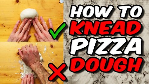 How to knead pizza dough | How to knead by hand 👐🏻