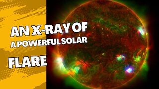 Hinode Takes an X-Ray of a Powerful Solar Flare