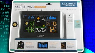 A thermometer and so much more! The La Crosse Wireless Weather Station from Sam's Club!
