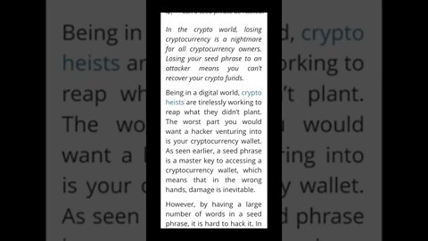 Crypto wallets: Can a Seed Phrase Be Hacked?