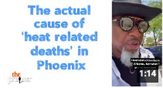 The actual cause of ‘heat related deaths’ in Phoenix.