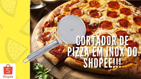 Cortador de Pizza em Inox do Shopee! Unboxing - É Bom? | GkM