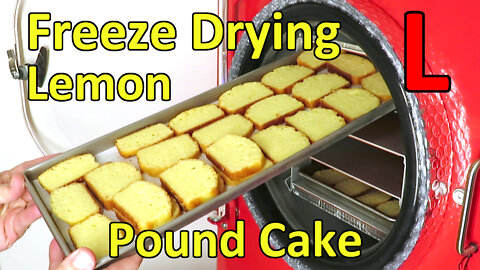 Freeze Drying Lemon & Lime Pound Cakes