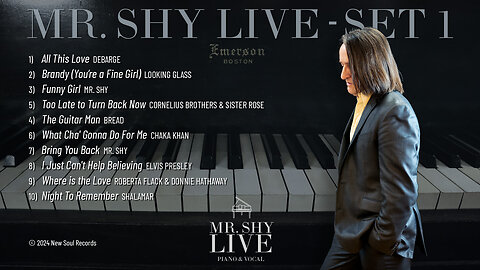 Mr. Shy Live on Piano & Vocal 2024 – Set 1