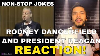 Rodney Dangerfield Has President Reagan Laughing Up a Storm (Reaction!)