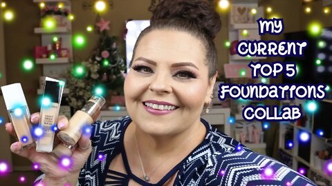 MY CURRENT TOP 5 FOUNDATIONS COLLAB l Sherri Ward