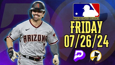 ⚾️ ✅ #PRIZEPICKS | #UNDERDOGFANTASY BEST PICKS FOR #MLB FRIDAY | 07/26/24 | #BASEBALL | TODAY