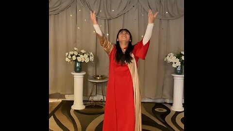 Amy dances "Speak the Name of Jesus"
