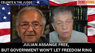 JULIAN ASSANGE FREE, BUT GOVERNMENT WON'T LET FREEDOM RING