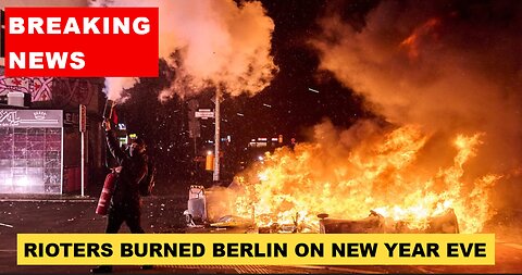 Burning cars, serious street battles, countless attacks on the police in Berlin on New Year Eve