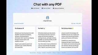 Chat with any PDF