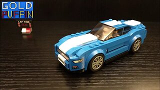 Lego Speed Champions Ford Mustang GT - speed build 75871 | Gold Puffin Lego Animation