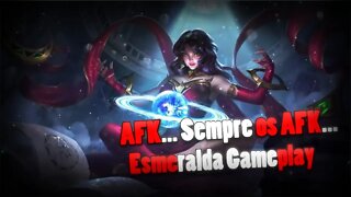 PARTIDA TAVA GANHA, SE NÃO FOSSE O AFK... • ESMERALDA GAMEPLAY | Mobile Legends