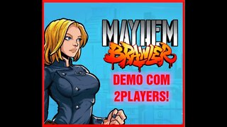 Mayhem Brawler Demo 2 Players | JOGO ESTÁ FICANDO TOP! CONFERE AQUI!