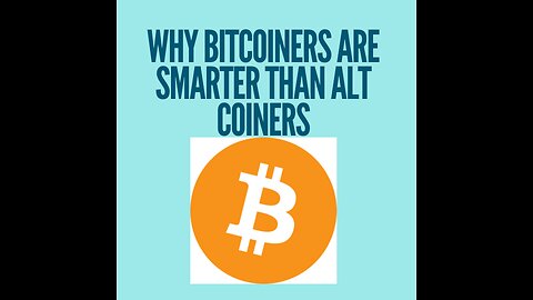 Bitcoin is better than any alt coin