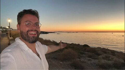 Greek Islands LIVE: Sunset Walk in Paros