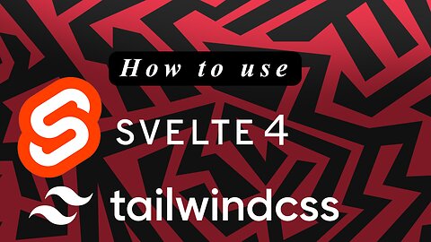 Svelte 4 and Tailwind CSS 3 with SvelteKit - Getting Started Beginner Tutorial