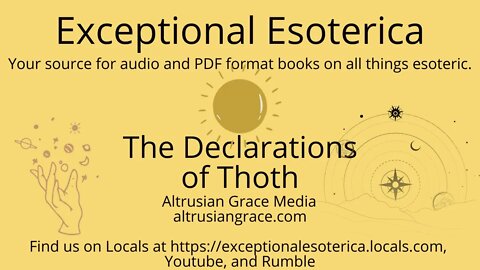 The Declarations Of Thoth