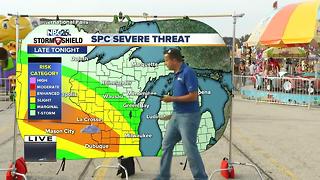 Storm Shield Forecast at Cameron's Weather Roadshow