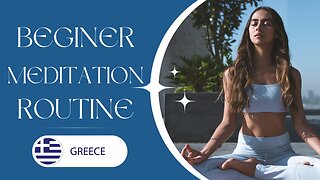 9 Min Calming Zen Meditation in Nature In Greece