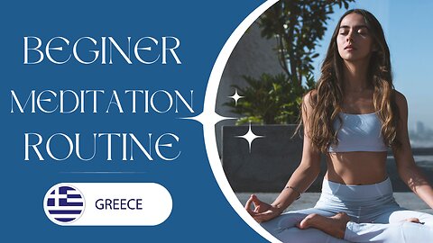 9 Min Calming Zen Meditation in Nature In Greece
