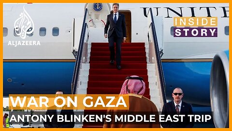 What's the purpose of Antony Blinken's latest Middle East visit?