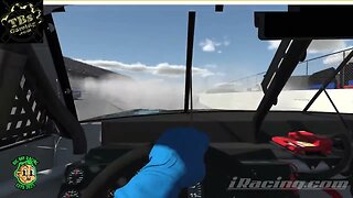 Big accident in 52 Truck field at Dega prt2 Drivers view #iracing #simracing #nascar #bigboyracing