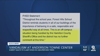 Deputies cracking down after juvenile 'unruly behavior' at town center