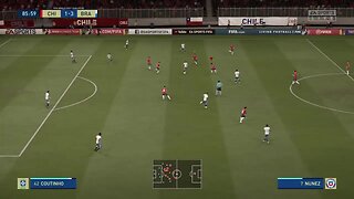 Chile 2021 FIFA World Cup Qualifier Match 15 VS Brazil (3-9-2)