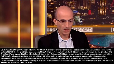 Yuval Noah Harari | "A.I. Can Basically Eat Up All of Human Culture, Everything That We Have Created, Music, Poetry..It Can Absorb It In a Few Months & Start Spewing Out an Alien Culture...We Are Talking About a Power That Escapes Out Control.&qu