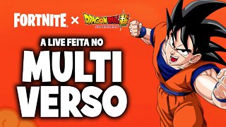 Fortnite x Dragon Ball Super Hero - A live do multiverso.