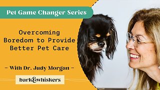 Overcoming Boredom to Provide Better Pet Care With Dr. Judy Morgan