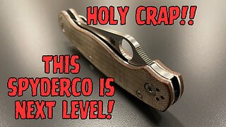 SPYDERCO TOOK IT TO THE NEXT LEVEL | MILITARY 2 FOLDING KNIFE