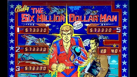 Six Million Dollar Man Pinball