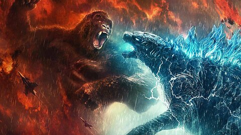 Godzilla vs Kong First fight scene