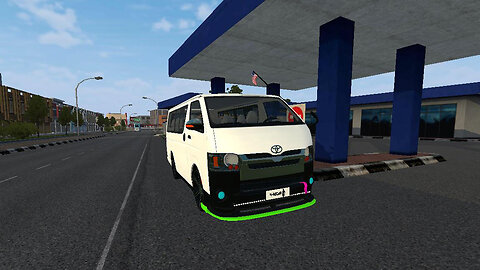 Bus Simulator Indonesia : Toyota HIACE GL MODIFIED MOD Gameplay | MOD BUSSID