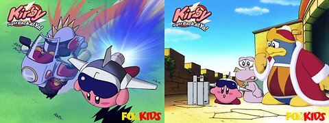 Kirby Right Back At Ya! - Jet Kirby Delivers Ramen Noodles to King Dedede (4kids English Dub) Remastered Blu-ray Quality