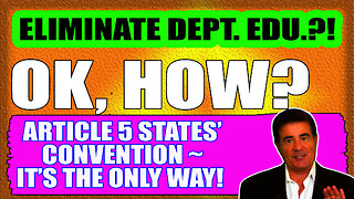 ELIMINATE THE DEPARTMENT OF EDUCATION? OK, HOW?