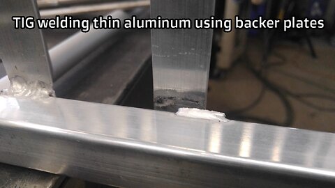 TIG welding thin aluminum