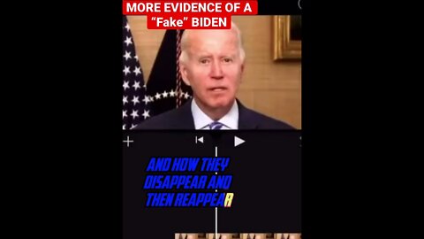 More Evidence of a “FAKE” Biden | Conspiracy Corner #shorts