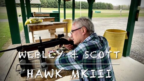 Webley & Scott Hawk MK III first trip to the range. Really impressed!
