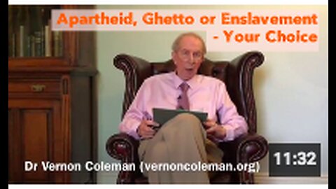 Apartheid, Ghetto or Enslavement - Your Choice
