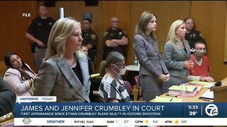 James and Jennifer Crumbley in court