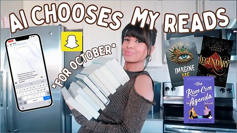 I LET AI CHOOSE MY READS FOR OCTOBER! 👻🎃 *all the books i will be reading in october* ~october tbr~