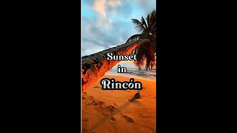 Sunsets in beach of Rincón, Puerto Rico